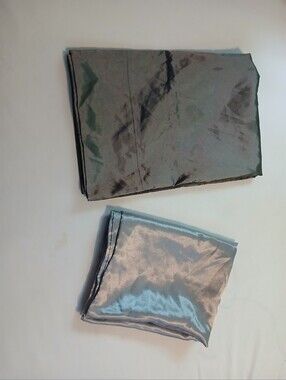 Silky Silver Gray Satin Pillowcase Set